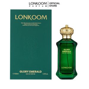 LONKOOM Perfume EDP GLORY EMERALD/PURPLE/BLACK/RUBY CITURS ORIENTAL/ FLORAL FRUITY/WOODY SPICY Fragrance Spray (100ml)