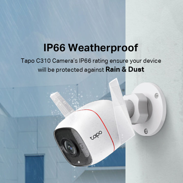 TP-Link%20Tapo%20C310%20(1/2%20pcs)%20Kamera%20CCTV%20Luar%20Ruangan%202K%203MP%20HD%20Wi-Fi%20Sertifikasi-IP66%20Kamera%20Keamanan%20IP%20Tahan%20Cuaca%20Tampilan%20Malam%20Kamera%20Pengawasan%20Audio%202%20Arah%20TP%20Link%20-%20Image%206