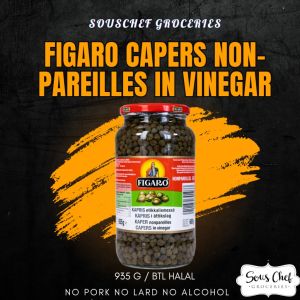 FIGARO CAPERS NON-PAREILLES IN VINEGAR (BIG BTL) 酸豆 935GM HALAL