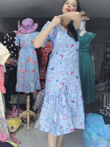 ชุดเดรสออกงาน ชุดอลัง เสื้อผ้างานป้าย ผ้าใส่สบายไม่ร้อน