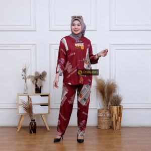 Setelan Wanita Lengan Panjang Setelan Lengan Panjang Wanita Busui