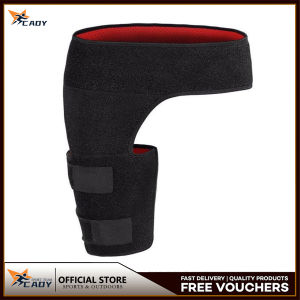 Ardour Hip Joint Protector Belt Sciatica Nerve Pain Relief Thigh Compression Brace Arthritis Groin Brace Protector Wrap Belt Legwarmers