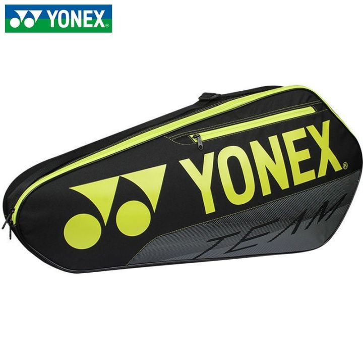 YONEX Team Series Badminton Bag With Shoe Compartment Holds 3 Tennis