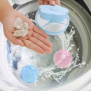 Flower Shape Laundry Ball Mesh Filter Bag Dirty Fiber Collector Removal Catcher Washing Machine Filtration Lint Remover Hair