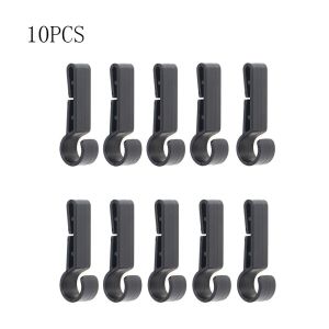 OFTBT อุปกรณ์อเนกประสงค์ 10ชิ้นค่ะ หัวเข็มขัดแบบตายตัว ป้องกันการลื่น เครื่องมือกลางแจ้งสำหรับกิจกรรมกลางแจ้ง อุปกรณ์เสริมไฟหน้า ตะขอเกี่ยวนิรภัย หัวไฟหนีบ ตะขอความปลอดภัย คลิปหมวกกันน็อค