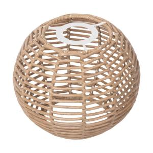 Easy to Clean Rattan Lampshades Artistic Weave Lampshades Easy Installation Suitable for Houses Restaurant and Home