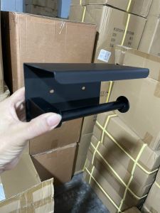 HỘP ĐỰNG GIẤY VỆ SINH INOX SUS 304 DẦY (LÔ GIẤY) + KỆ ĐỂ ĐỒ