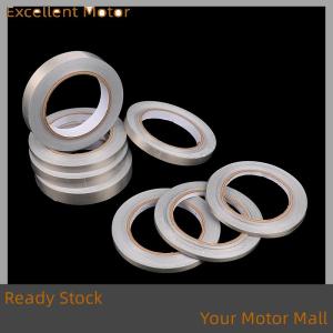 Excellent Ready Stock 20 Meter Conductive Fabric Cloth Tape 5mm~20mm Width Single-Sided Laptop Cellphone LCD EMI Shielding Adhesive Tape Insulating Electromagnetic Waveguide Electrical Cloth Tape