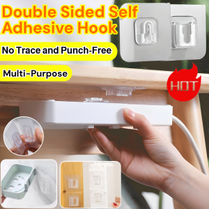 Damage-Free Wall Hooks Self-Adhesive Punch-Free Mounting Suction Cup Sticker Combo For All Surfaces