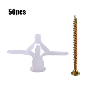 50pcs Toggle Gypsum/Pengunci Sekrup Gypsum/Pengencang Skrup Gypsum/Butterfly Expansion Bolt