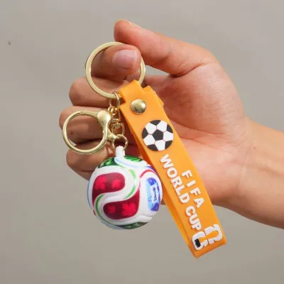 JOYNCLEON 2026 Fifa World Cup bóng đá Keychains-Dễ thương phim hoạt hình bóng đá quà lưu niệm cho người hâm mộ và quà tặng