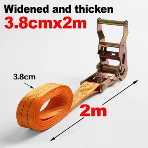 Adjustable Tie Down Cargo Strap Ratchet Tensioner Safe Luggage Transport Car Truck Front Cargo Belt