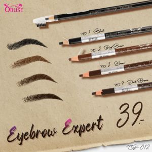 Obuse Eyebrow OP-012 (1แท่ง) ดินสอเขียนคิ้วแบบเชือกไม่ต้องเหลา เขียนง่าย