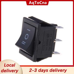 [COD] AqToCna Ship within 24 hours 1PCS KCD4 Rocker Switch Black DPDT ON OFF ON 6 PIN 16A 250VAC 20A 125VAC
