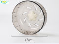 Zoog Hamster Silent Running Wheel Grey - 13cm. 