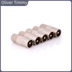 [Oliver Timmy] 5pcs F TYPE FEMALE plug TO RF COAX Aerial MALE ADAPTER TV convertor