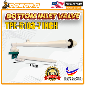 Nasara Compact Adjustable Bottom Inlet Valve Sparepart Toilet Water Tank Flush Float Valve Stand Bathroom Fitting