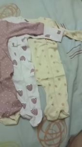 Kiddiezoom 3 Pcs Autumn Winter Long Sleeve Baby Boy Girl Rompers 100% Cotton Newborn Clothes