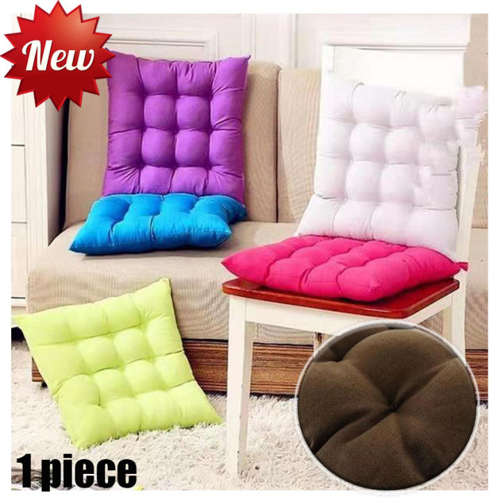 CHAIR PILLOW 1 piece Soft Seat Support Cushion Multi purpose Decorating Pillow multi colored Lazada PH