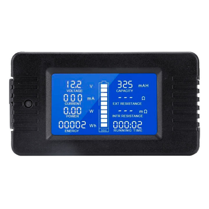 Imvx Dc Battery Monitor Meterlcd Display Dc Battery Monitor Meter 0 200v Voltmeter Ammeter 7266