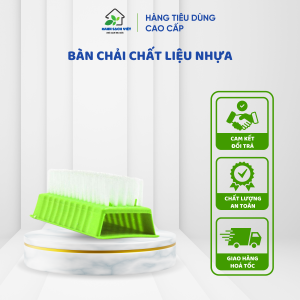 Bàn Chải Chất Liệu Nhựa Dùng Cho Quần Áo Giặt Đồ Chà Gót Chân Nhựa Dép Nhiều Màu Sắc 12x5x4cm