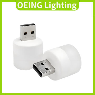 OEING USB ไฟกลางคืน Mini,ไฟ LED โดยรอบ,ไฟกลมขนาดเล็กแบบพกพาที่สร้างสรรค์,ไฟ USB 