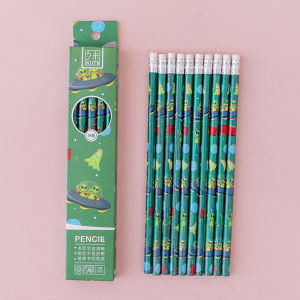 6pcs HB pencils with erasers for primary school students/writing pencil/student literature award supplies/school gifts