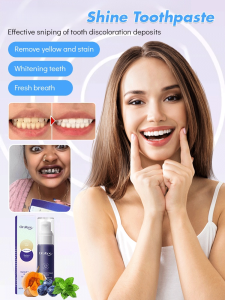 Purple Special Clean Teeth Shine Toothpaste/Purple Specialty Toothpaste Clean Sta Shine Teeth Oral Toothpaste Remove Yellow Teeth/Purple Teeth Whitening Toothpaste/Purple Special Whitening Toothpaste