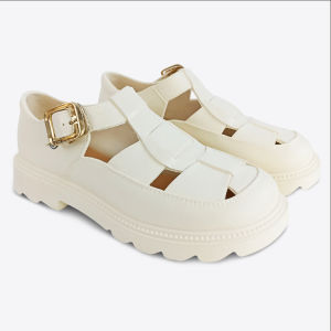 Sandal Selop Wanita Gladiator PVC Kasual Style Fashion Kekinian Thick Soled Nyaman Empuk COD SPT-29