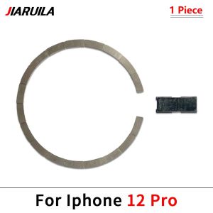 1pcs For Wireless Charging Magnet Module For iPhone 1213 Pro Max 14 Plus Rear Housing Back Glass Magnetic Metal Ring