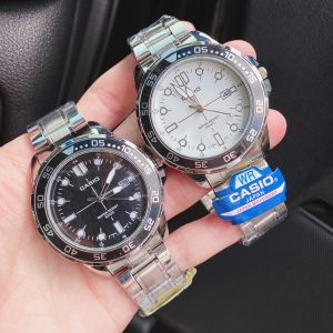 นาฬิกาข้อมือ คาสิโอ สายเลทคู่รัก มีวันที่ พร้อมกล่องคาสิโอนะคะ พร้อมส่ง