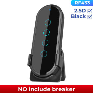 SMATRUL Smart WiFi Switch 16A 2 Way Controller Have Neutral DIY Smart Wireless Switch Light Electrical 433mhz Rf 4 Key Remote Control Relay Receiver Home Led Lamp On/Off 100-250v Can Be Used For Fans Light Switches