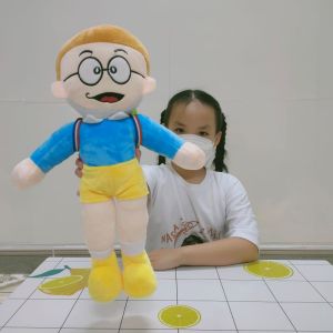 (TẶNG GẤU BÔNG COCA) GẤU BÔNG NOBITA XUKA DOREMON 40CM