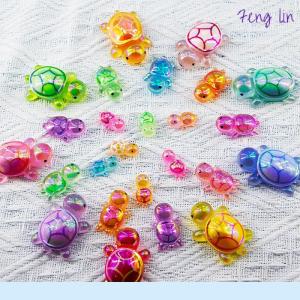 🔥🔥🔥fenglin Electroplating Mini Luminous Turtle Home Decor Landscaping Resin Craft Glowing Turtle Garden Fish Tank Miniatures Ornaments