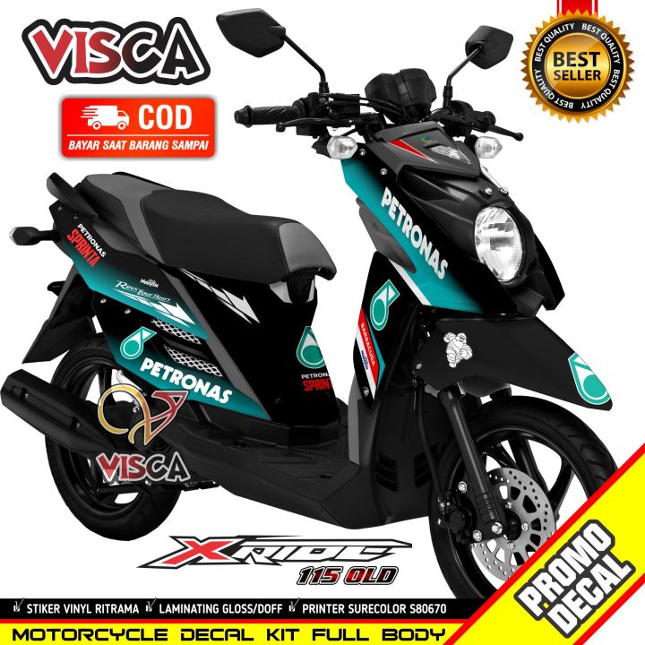X Ride 115 Decal Xride 115 Full Body Stiker Xride 115 Dekal Xride 115 Petronas 02 ...
