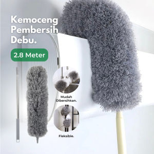 Kemoceng Microfiber Panjang – Kepala Lentur Bisa Diperpanjang Mudah Dibersihkan