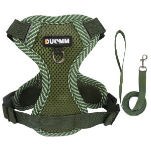 Sentexin Dog Harness and Leash Set for Small Dogs Chihuahua Puppy Breathable Mesh Pet Chest Strap Pet Supplies