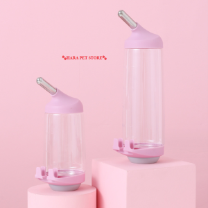 Bình đựng nước gắn chuồng cho Chó Mèo Thỏ và chuột Hamster (mẫu mới) - Hara Pet Store