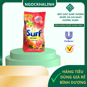 Bột giặt Surf hương nước xả vải ngát hương Xuân 5.5KG