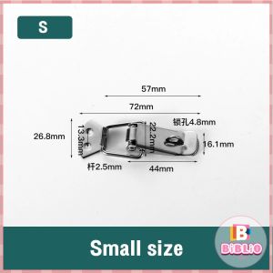 Biblio Stainless Steel Toggle Lock Clamps Latch Handles for Boxes (With Padlock Hole) 1Pc
