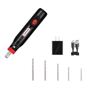 Light Weight Electric Drill USB Fast Charging Hole Punching For DIY Enthusiasts Crafting Accessories