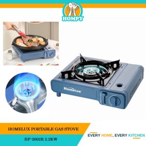 HOMELUX PORTABLE GAS STOVE HP-2002R/STEAMBOAT COOKER