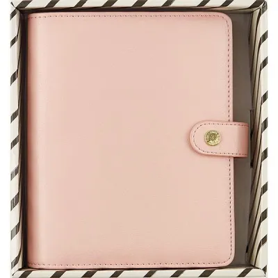 Carpe Diem Blush Planner Boxed Set Undated Planner with Inserts and Sticker Sheet