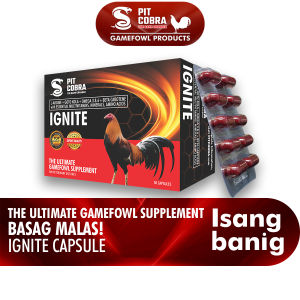 Pit Cobra Ignite 10 Capsules - The Ultimate Gamefowl Supplement! Pasiklabin ang Palo #BasagMalas