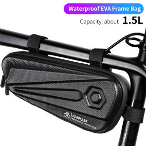 Túi đi xe đạp West Biking Túi Khung ống phía trước xe đạp chống nước 6.0 inch Vỏ điện thoại lưu trữ màn hình cảm ứng Túi xe đạp đường MTB