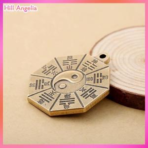 [Hill Angelia] Taoism bagua Sơ Đồ Mặt dây chuyền bùa hộ mệnh Trung Quốc Yin Yang bói toán quyến rũ DIY làm eo Keychain trang sức phụ kiện