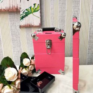 Beautycase Seri A Pink Fanta: Tas Kosmetik & Koper Makeup Praktis