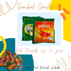 SAUS SACHET DELMONTE EXTRA HOT - 24 PCS