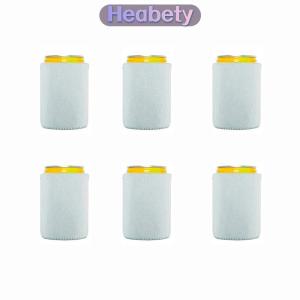 Heabety 6Pcs Bia Có Thể Mát Tay Áo Mềm Cách Nhiệt Tái Sử Dụng Chủ Nước Soda Chai