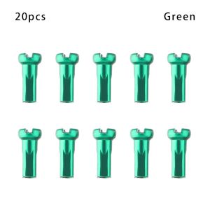 BESTIT 10/20/50pcs Outdoor Alloy Anodized 14mm Bicycle Wheel Accessories Wheel Spoke s Multicolor Cycling Spokes s
